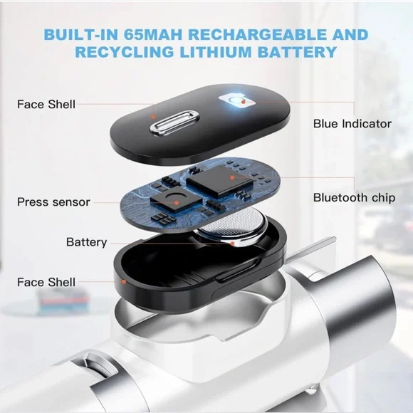 Newest Selfie Stick for iPhone with LED Light Wireless Bluetooth Tripod Selfie S - Picture 5 of 7